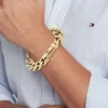 Pulsera de eslabones gruesos