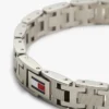 Pulsera de eslabones planos en H