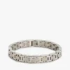 Pulsera de eslabones planos en H
