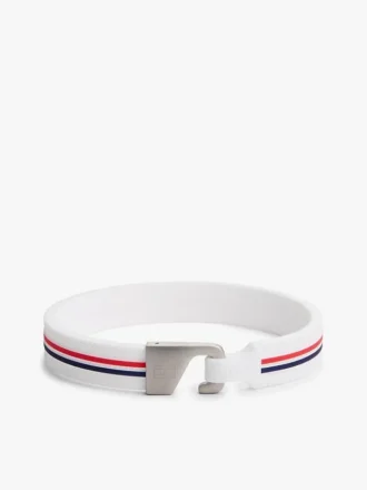Pulsera de silicona con rayas emblemáticas