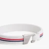 Pulsera de silicona con rayas emblemáticas