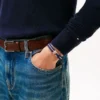 Pulsera de silicona con rayas emblemáticas