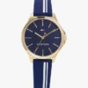 Reloj con correa de rayas emblemáticas de 34 mm Reloj con correa de rayas emblemáticas de 34 mm