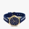 Reloj con correa de rayas emblemáticas de 34 mm Reloj con correa de rayas emblemáticas de 34 mm