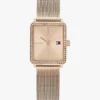 Reloj con esfera cuadrada y detalles de cristal de 21,3 mm Reloj con esfera cuadrada y detalles de cristal de 21,3 mm
