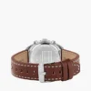 Reloj cronógrafo con correa de piel de 40 mm