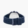 Reloj de doble huso horario con correa de silicona de 43 mm