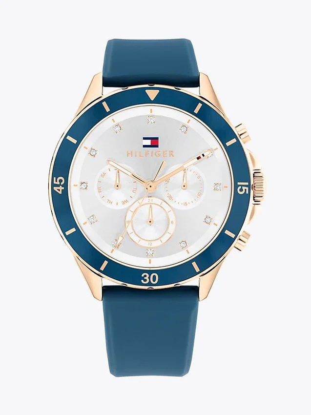 Reloj de estilo boyfriend con esfera blanca de 40 mm Reloj de estilo boyfriend con esfera blanca de 40 mm