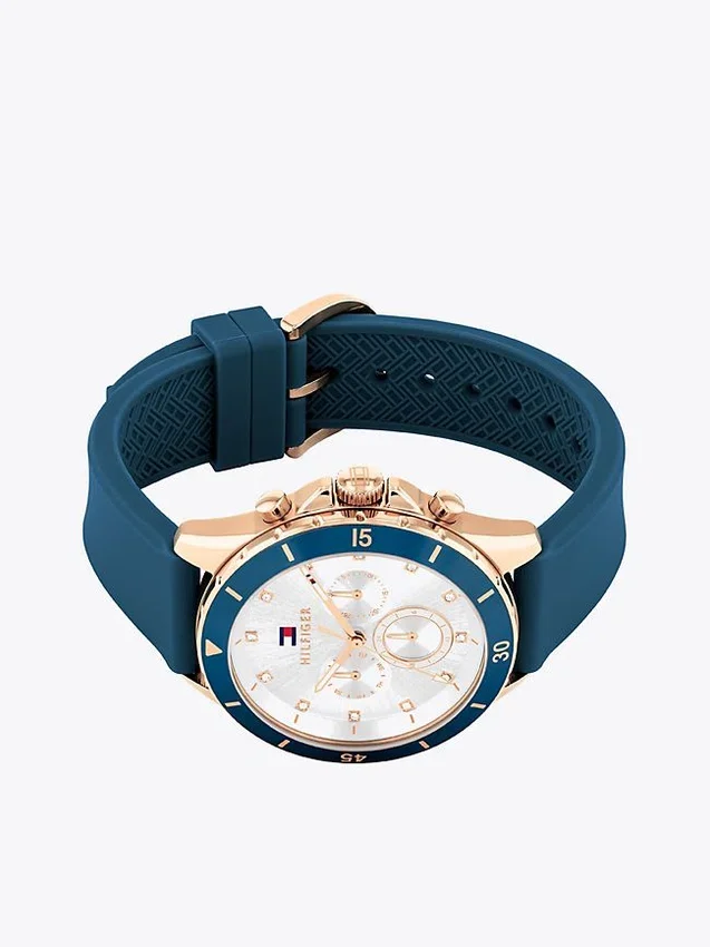 Reloj de estilo boyfriend con esfera blanca de 40 mm Reloj de estilo boyfriend con esfera blanca de 40 mm