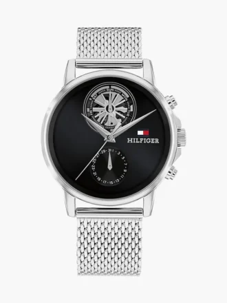 Reloj de vestir con correa de malla de 40 mm