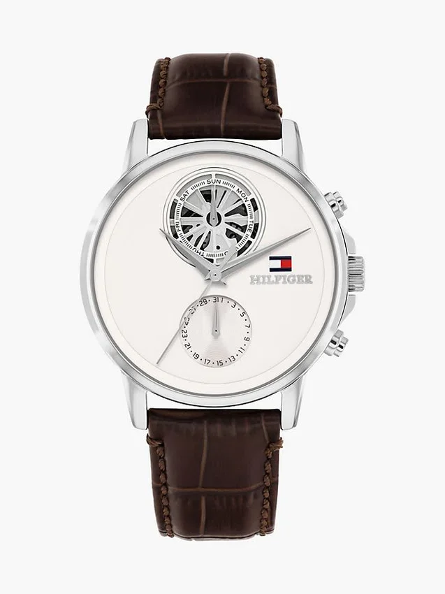 Reloj de vestir con correa de piel de 40 mm Reloj de vestir con correa de piel de 40 mm