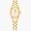 Reloj de vestir con esfera ovalada texturizada de 27 mm