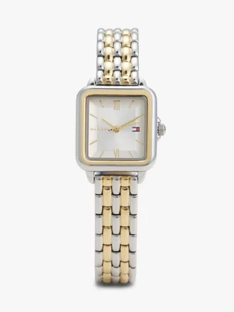 Reloj de vestir con esfera rectangular de 24 mm