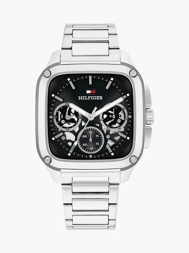Reloj deportivo con esfera esqueletizada rectangular de 37 mm Reloj deportivo con esfera esqueletizada rectangular de 37 mm