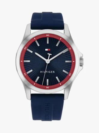 Reloj deportivo de 43 mm con correa de silicona