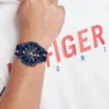 Reloj deportivo de 46 mm con correa de silicona