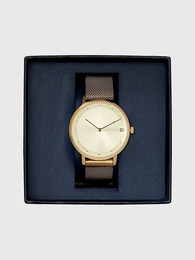 Reloj dorado con correa magnética Reloj dorado con correa magnética