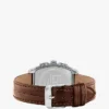 Reloj multifunción con correa de cuero de 36 mm