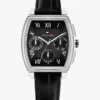 Reloj multifunción con correa de piel de 36 mm