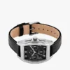 Reloj multifunción con correa de piel de 36 mm