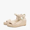 Sandalias de cuña con espadrilla tejida Sandalias de cuña con espadrilla tejida