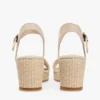 Sandalias de cuña con espadrilla tejida Sandalias de cuña con espadrilla tejida