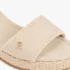 Sandalias de cuña con espadrilla tejida Sandalias de cuña con espadrilla tejida