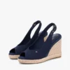 Sandalias de cuña con talón abierto