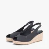 Sandalias de cuña con talón abierto Sandalias de cuña con talón abierto