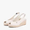 Sandalias de cuña con talón abierto