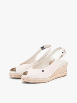 Sandalias de cuña con talón abierto