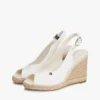 Sandalias de cuña con talón abierto