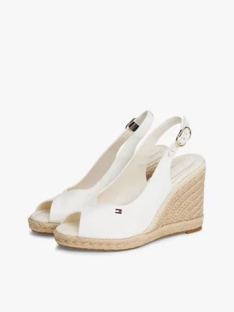 Sandalias de cuña con talón abierto