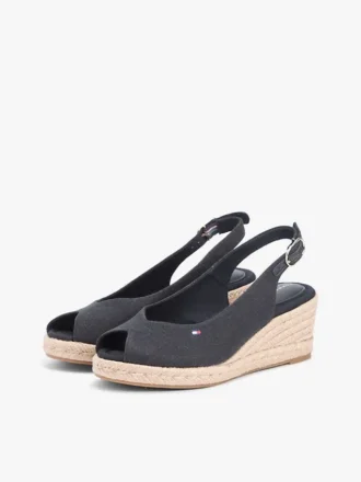 Sandalias de cuña con talón abierto