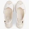 Sandalias de cuña con talón abierto