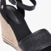 Sandalias de cuña de rafia Sandalias de cuña de rafia
