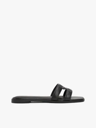 Sandalias de cuero con TH Monogram