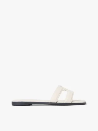 Sandalias de cuero con TH Monogram