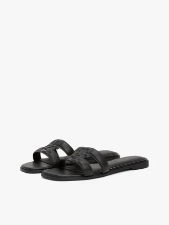 Sandalias de cuero con TH Monogram