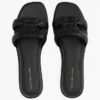 Sandalias de cuero con TH Monogram