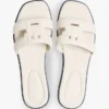 Sandalias de cuero con TH Monogram Sandalias de cuero con TH Monogram