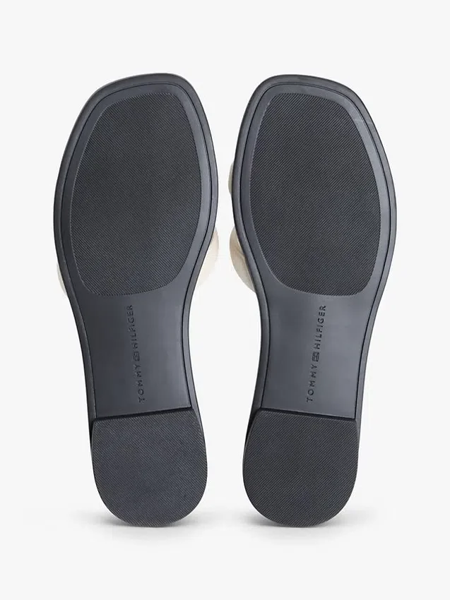 Sandalias de cuero con TH Monogram Sandalias de cuero con TH Monogram