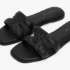 Sandalias de cuero con TH Monogram