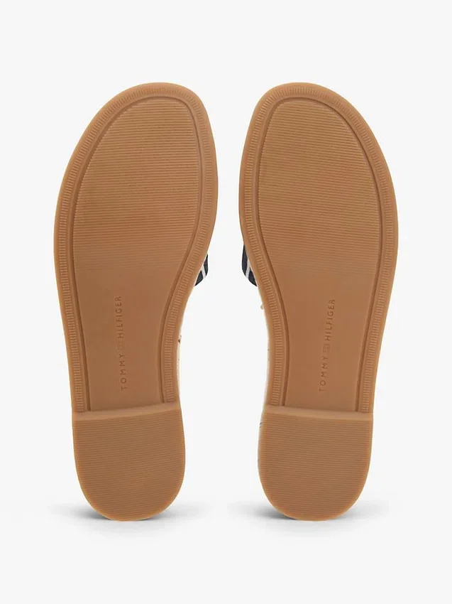 Sandalias de lona a rayas Sandalias de lona a rayas