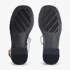 Sandalias de piel metalizada