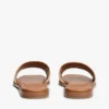 Sandalias de tiras con monograma bordado