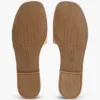 Sandalias de tiras con monograma bordado