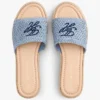 Sandalias tipo alpargatas con monograma