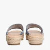 Sandalias tipo alpargatas con monograma