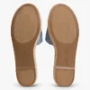 Sandalias tipo alpargatas con monograma